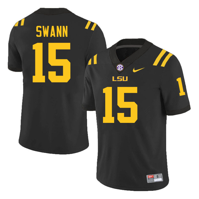 AJ Swann LSU Tigers Jersey,Louisiana State University Tigers Football Jersey-Black